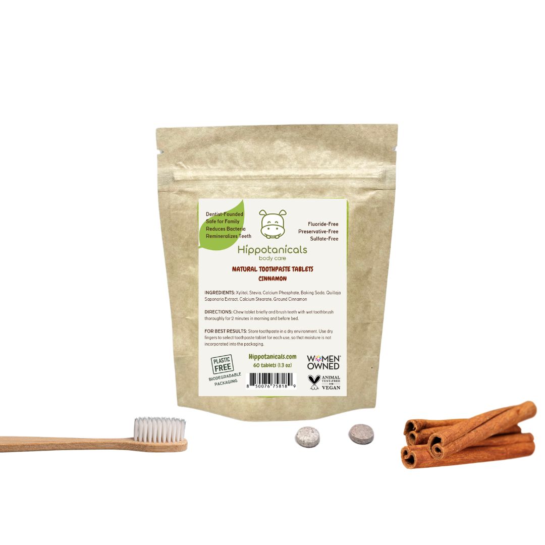 Fluoride Free Cinnamon Toothpaste Tablets
