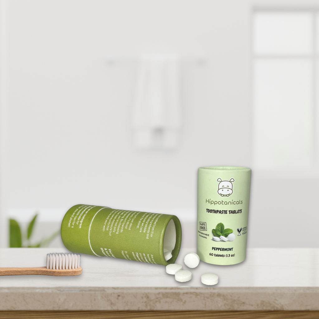 Toothpaste Tablets in Biodegradable Tube (60 Tablets) – Hippotanicals